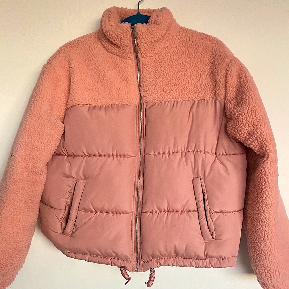 pink Puffer jacket